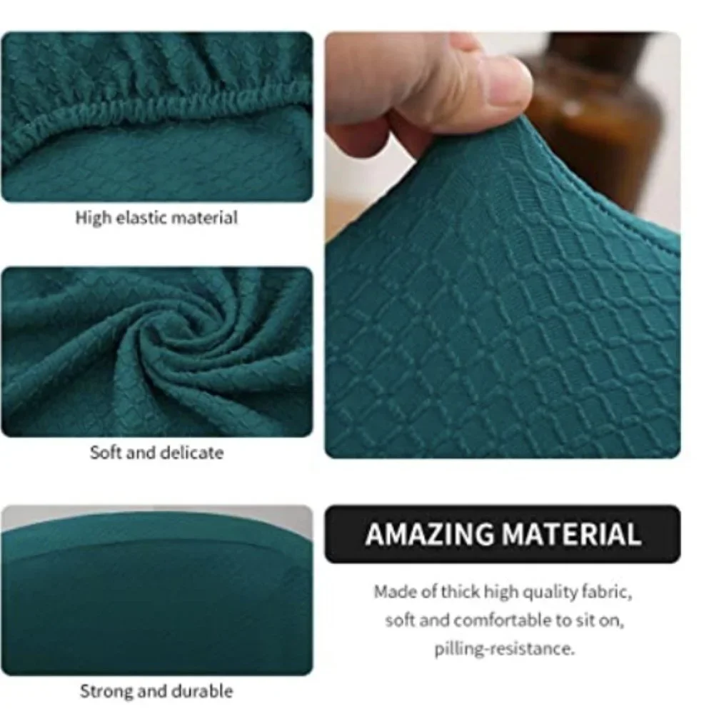 Elegant Teal Armchair Slipcover